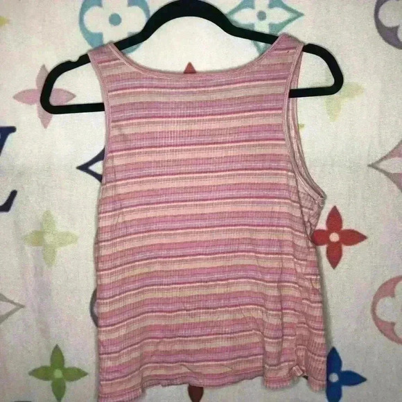 Pink Stripe Tank Top - Picture 2 of 2